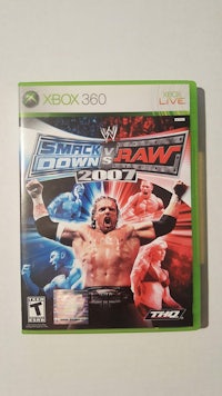 wwe smackdown raw xbox 360 game